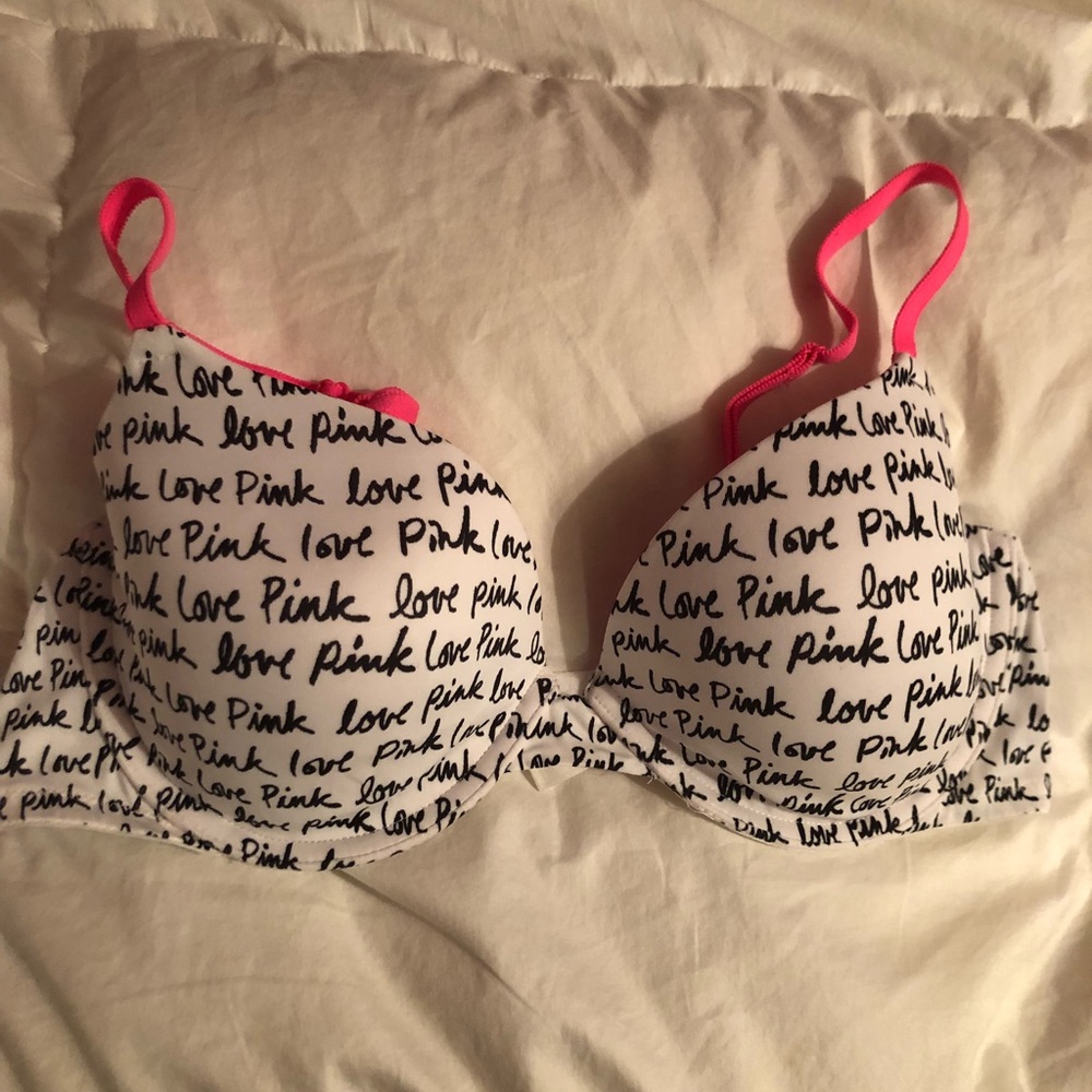 Pink bra